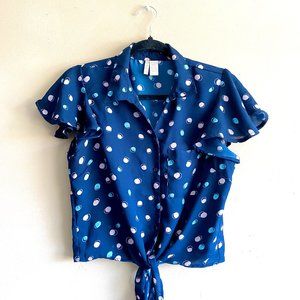 Japna Collar Tie Top